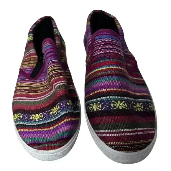 L & B Slip On Low Athletic Shoes 6.5 Multi Color - Picture 2 of 13